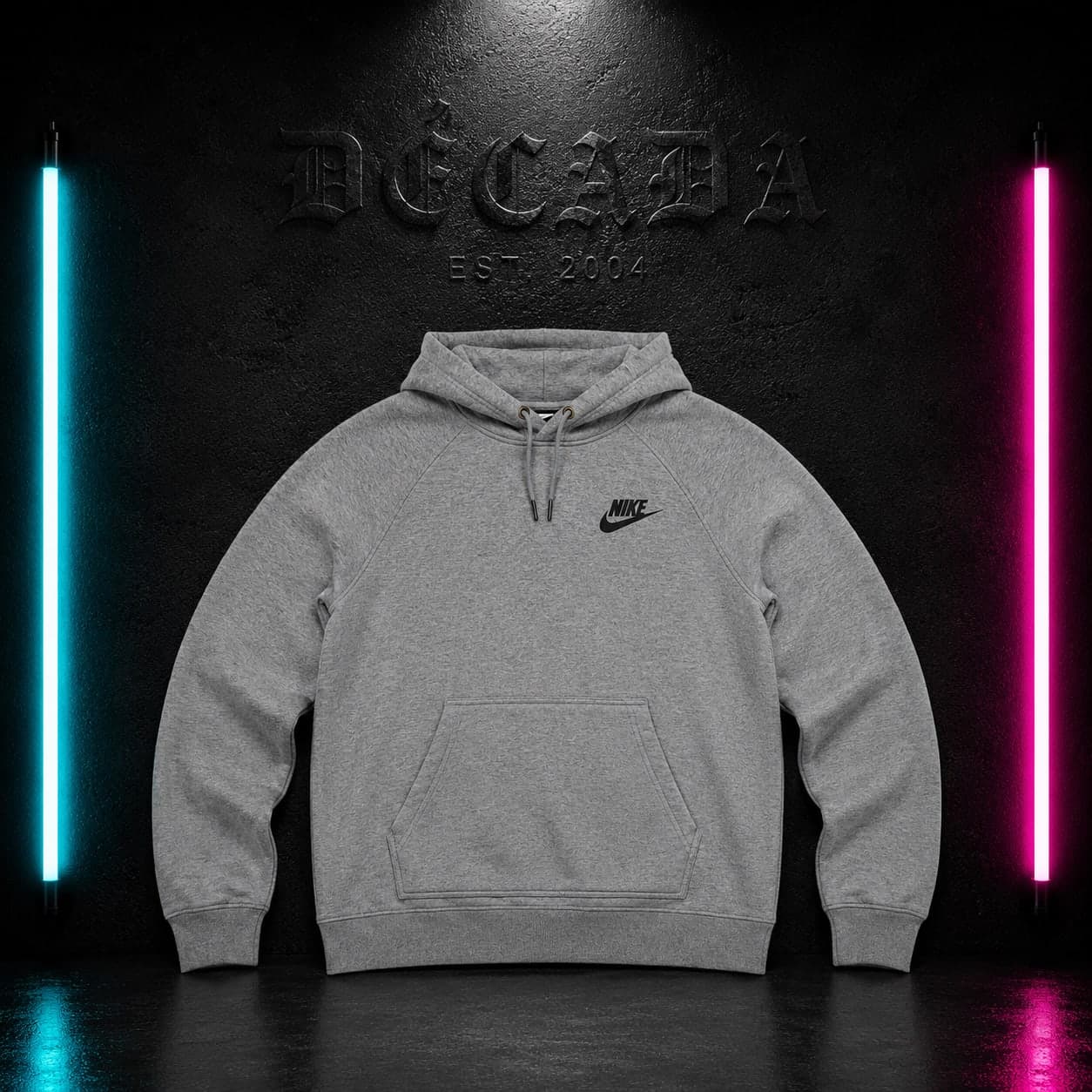 Sudadera Nike gris con capucha