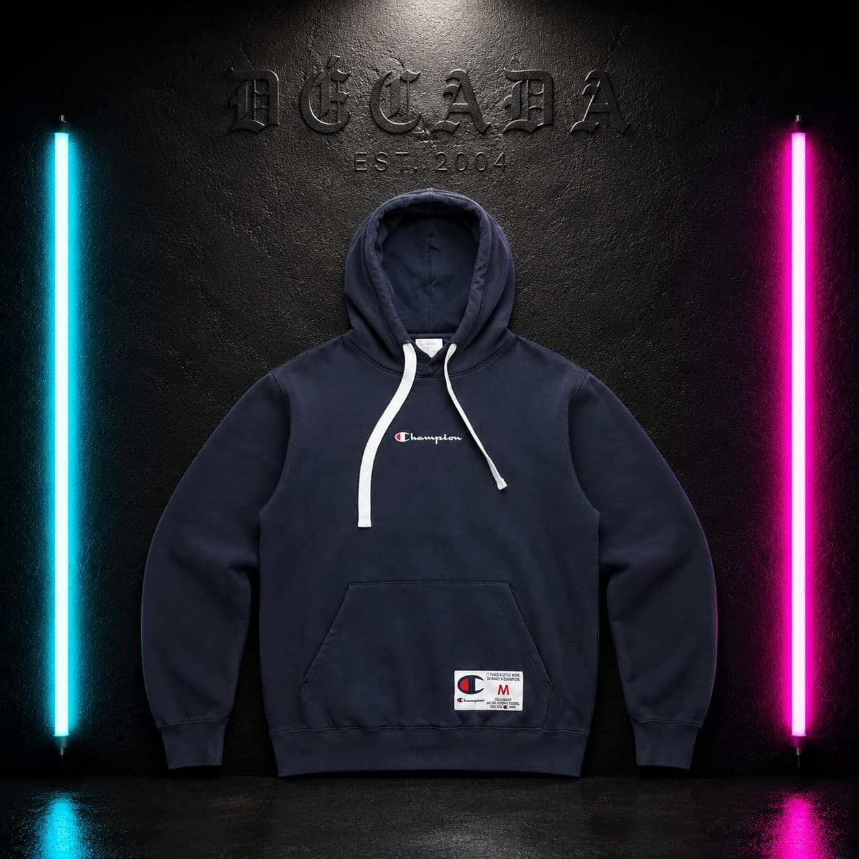 Sudadera Champion azul marino, talla M