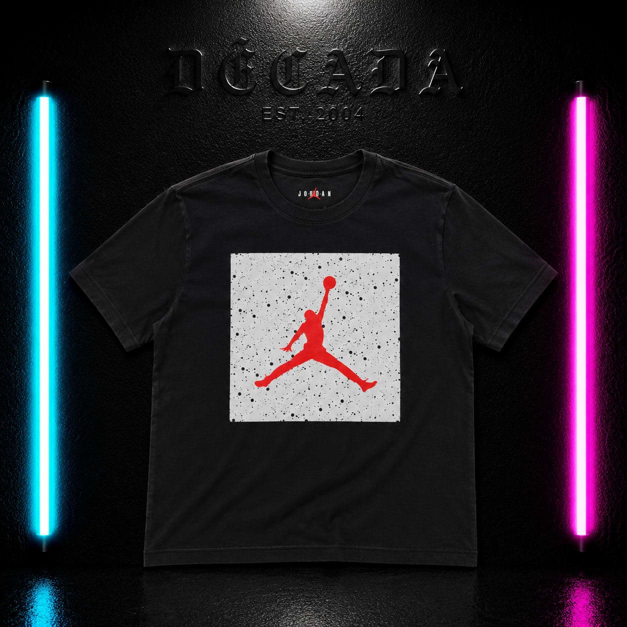 Camiseta Jordan negra, talla L