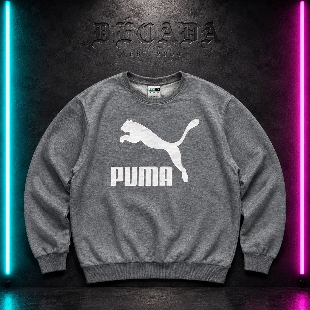 Sudadera Puma gris, talla M