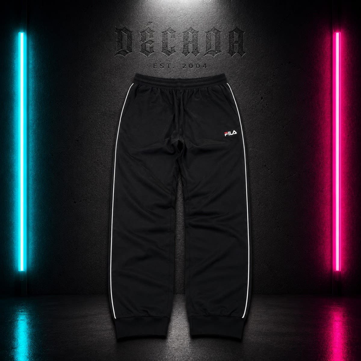 Pantalón de chándal Fila negro, talla M