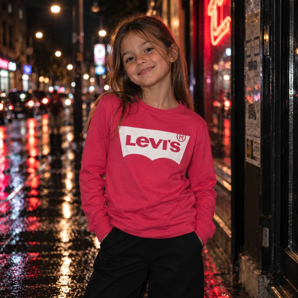 Camiseta Levi's Mujer Rosa Manga Larga